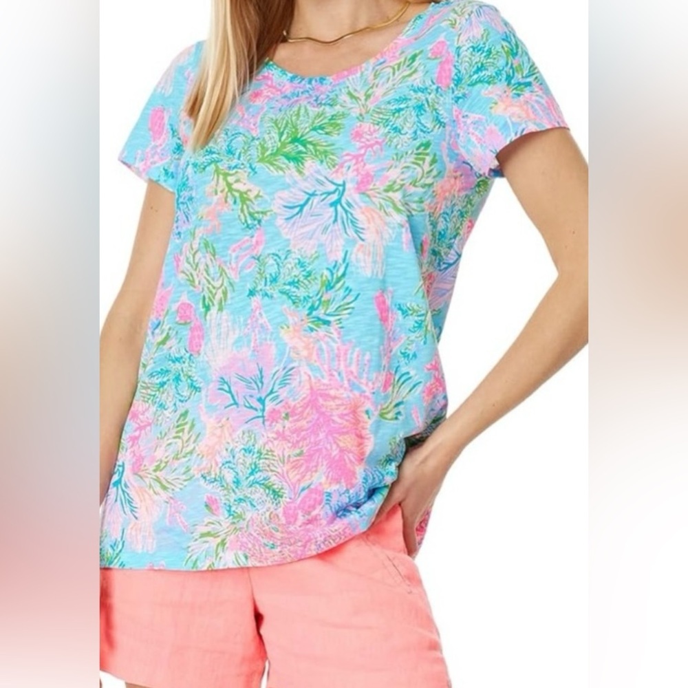 Lilly Pultzier Etta scoop Neck Top NWOT